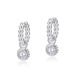 Brilliant Moissanite Earrings S925 Silver Inlaid With Colored Diamonds Detachable Earrings Simple Fashion All Match_ipsvogv.com