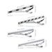 Men's Business Tie Clip Set Creative Zebra Stripes Tie Clip Classic Black And White Color Suit Accessories_ipsvogv.com