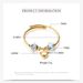 diy bracelet hot ins female titanium steel bracelet open love bracelet transshipment bead bracelet for men and women_ipsvogv.com