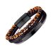 Men's Jewelry Street Tiger's Eye Beaded Stone Bracelet Personalized Retro Multi-layer Woven Leather Bracelet_ipsvogv.com