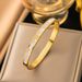 New Three Diamond White Fritillaria Shell Titanium Steel Simple And Versatile Fashion Accessories Bracelet_ipsvogv.com