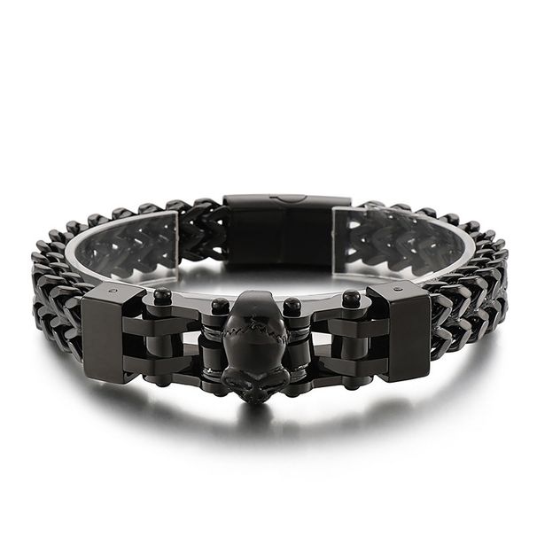 Accessories Bold Personality Hip-Hop Skull Alloy Bracelet For Men_ipsvogv.com