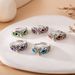 New Owl Combination Personalized Colorful Eye Opening 5-piece Set Ring_ipsvogv.com