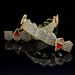 Hip hop braces inlaid with diamond jewelry accessories 10 teeth HIPHOP copper inlaid zirconium full diamond braces jewelry_ipsvogv.com