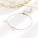 Women's Jewelry S925 Sterling Silver Simple And Versatile Love Bracelet Niche Temperament Jewelry Personality Fashion Hollow Heart Shaped Hand Jewelry_ipsvogv.com
