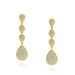 Women's Jewelry Set Fashion Beaded Diamond Studded Teardrop Earrings Retro Creative Boutique Earrings Earrings New Fashion Ear Hooks_ipsvogv.com