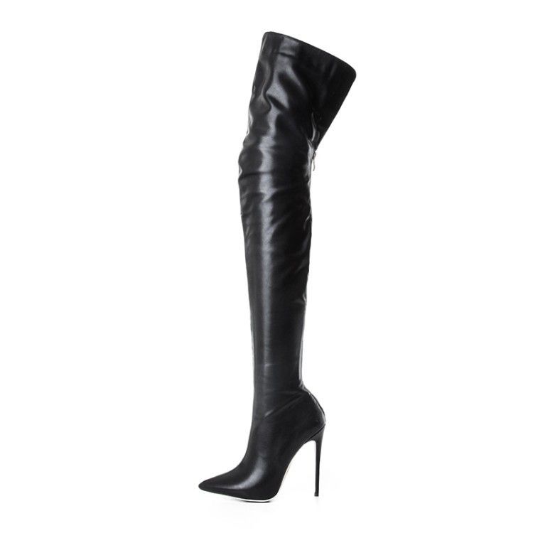 Women's Knee High Boots style fashion personality over the knee large size women's boots 0 43 manufacturers wholesale_ipsvogv.com