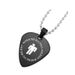 Billie Eilish Logo Guitar Pick Necklace With Stainless Steel Pendant Featuring American Rapper_ipsvogv.com