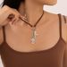 Bohemian Boots, Cowboy Hat Necklace, Ethnic Style Turquoise Ring Necklace For Women_ipsvogv.com