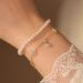 Women's Jewelry Retro Four Leaf Clover Tassel Zircon Bracelet Light Luxury Fashion All Match Design High End Stacking Hand Jewelry_ipsvogv.com
