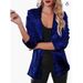 Women's Clothing new commuter style cardigan lapel long sleeved sequined casual suit_ipsvogv.com