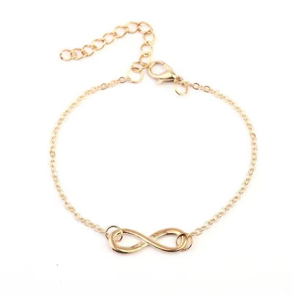 Creative simple fashion versatile temperament ladies set of accessories necklace bracelet two piece set_ipsvogv.com