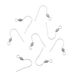 Stainless Steel Spiral Question Mark Fish Ear Bohemian Threaded Spring Hook DIY Jewelry Accessories_ipsvogv.com