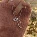 Ribbon Bow Necklace For Women High-End 2024 New Light Luxury Niche Summer Dress Collarbone Chain Accessory_ipsvogv.com