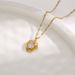 Titanium Steel Necklace Women's Double Love Korean Edition Simple Set with Zircon Interwoven Light Luxury Versatile High_ipsvogv.com