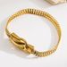 Light Design With Magnetic Buckle Titanium Steel Bracelet, Personalized Trendy Snake Bone Chain Temperament,_ipsvogv.com