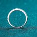 Moissanite Female Rings, Single Rings, Stacked Rings, Single Ring S925 Sterling Silver Rings_ipsvogv.com
