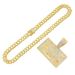 Hip hop full diamond domineering pendant necklace for men's trendy and personalized street wear with Cuban necklaces_ipsvogv.com