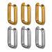Titanium Steel Square Simple And Fashionable, Smooth Rectangular Earrings, DIY Ac, Waterproof, Vacuum Plated_ipsvogv.com