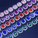 hot new all-match diamond necklace INS blogger hot push fashion elements colorful diamond jewelry_ipsvogv.com