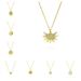 Devil's Eye Necklace Pendant Female Sun Totem Clavicle Chain Does Not Fade Personality Versatile Female_ipsvogv.com