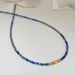 Fashionable, Light Luxury, Minimalist Lapis Lazuli Bead Necklace, Exquisite High-end In Spring And Summer, Natural Stone_ipsvogv.com