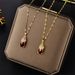 New Year Red Lucky Pixiu Titanium Steel Necklace Women's Gold Plating Internet Red Explosions Clavicle Chain Trendy Fashion Jewelry_ipsvogv.com