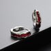 Red Venom Earrings For Men, Light Luxury, Niche Temperament, Irregular Texture Earrings, Personalized High-end_ipsvogv.com