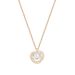 Conch Heart Necklace Female Element Crystal Spiral Water Drop Clavicle Necklace Female_ipsvogv.com