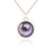 High Definition Personalized Eye Customized Genuine Gold Pendant Necklace For Women_ipsvogv.com