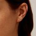 Hot Sales Real Gold Brass Electroplating Simple And Exquisite Small Eight Pointed Star Three Petal Leaf Earrings Three Piece Set_ipsvogv.com