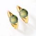 Egg Shaped Candy Earrings For Women S925 Silver Inlaid With Colored Gemstones Three Dimensional Earrings Fashion Classic Simplicity_ipsvogv.com