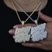 Hip Hop English Letter Loyalty Over Royalty Full Diamond Men's And Women's Hiphop Pendant_ipsvogv.com