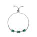 S925 sterling silver cultivated emerald bracelet for women with diamonds light luxury niche retro jewelry bracelet_ipsvogv.com