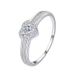 Hot Selling Double Peach Heart Design Ring For Women, Full Of Diamonds Inlaid With Zircon, Sweet And Exquisite Fashion Ring_ipsvogv.com