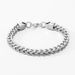Hip Hop Stainless Steel Four-Sided Men's Simple Punk High-End Cuban Bracelet_ipsvogv.com