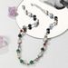 Jewelry dice beaded titanium steel necklace new Chinese style no fading female high end sense men's versatile clavicle chain_ipsvogv.com