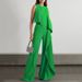 Women's Clothing solid color fashion temperament vest high waist wide leg pants women's irregular zipper jumpsuit _ipsvogv.com