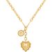 Copper plated K real gold new love necklace ins style light luxury design high end female sweater chain_ipsvogv.com