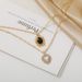 Hot Selling Rhinestone Love Pendant, Austrian Crystal Short Collarbone Oval Hollow Necklace, Girl's Gift_ipsvogv.com