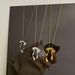 S Brushed Ribbon Pure Silver Necklace Casual And Lively Bowknot Design Personality_ipsvogv.com