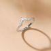 S925 Sterling Silver Ring For Women, Light Luxury, High End Feeling, Flashing V Shaped Letter Design, Simple And Versatile Ring_ipsvogv.com