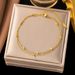 Simplified Double-layer Bead Single Diamond For Women, 2024 New Summer Decoration, Titanium Steel Non Fading Foot Chain_ipsvogv.com