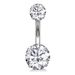 Women's Jewelry Diamond Zircon Belly Button Ring Belly Button Nail Piercing Jewelry_ipsvogv.com