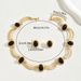 Gong Tingfeng Women's Earring Necklace Set with Light Luxury Inlay Design and High Grade Clavicle Chain_ipsvogv.com