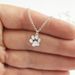 Popular Cute Animal Cat Claw Foot High Quality Copper Chain Alloy Pendant Footprint Necklace_ipsvogv.com