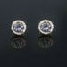 New Round Zircon Earrings Diamond Men's_ipsvogv.com