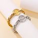 Fashion Palm Titanium Steel Bracelets Inlay Zircon Stainless Steel Bracelets_ipsvogv.com