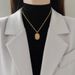Full Body 【 Titanium Steel 】 Square Star Galaxy Furnace Real Gold Necklace Female Ins Internet Celebrity Clavicle Chain 【 】_ipsvogv.com