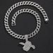 Personalized Wings USD Pendant Hiphop Cuban Chain Men's Necklace Trendy Accessories Jewelry_ipsvogv.com